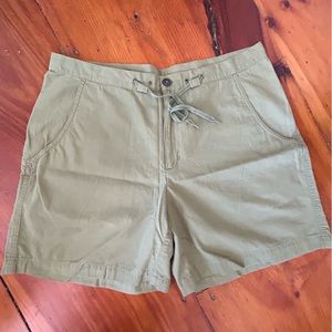 Women’s Patagonia rhythm shorts organic cotton sage green size large